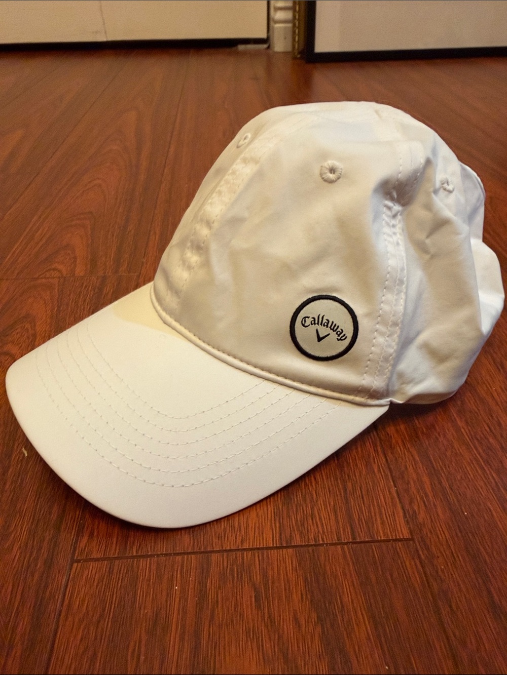 Callaway by Ponyflow White Cap with Black Logo